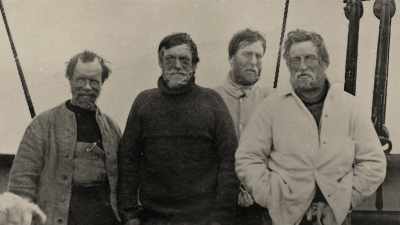 Shackleton and his men,
starving and exhausted, - Shackleton: The Greatest Story of Survival