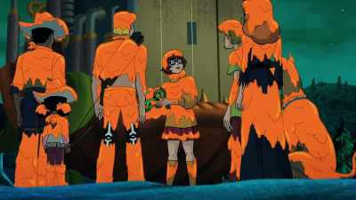 Shaggy thought
it said "Totalli Frame," - Happy Halloween, Scooby-Doo!