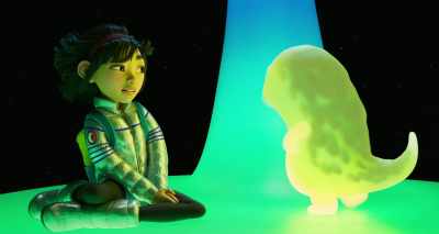 ♪ Shake your tail and make a light show? ♪ - Over the Moon