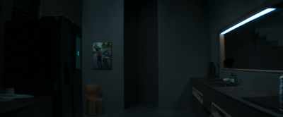 [shaky breathing] - Inside
