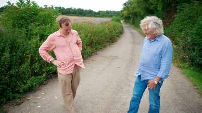 Shall we go to the pub and have ham,
egg and chips and a pint?
That sounds great.Excellent. - James May and the Dull Men