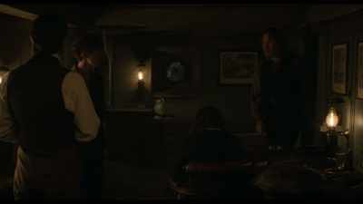 -Shall I stay?
-BROWNLEE: Aye. - The North Water