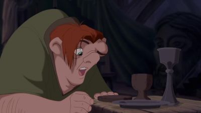 Shall we review your alphabet today - The Hunchback of Notre Dame
