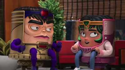 -Shall we?
-[chuckles] - Marvel's M.O.D.O.K.