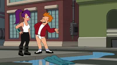 Shall we go a-trousering? - Futurama