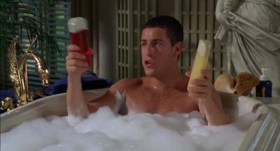 Shampoo is better I go on first and clean the hair - Billy Madison