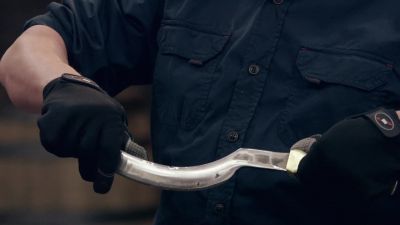 Shape was awkward. - Forged in Fire