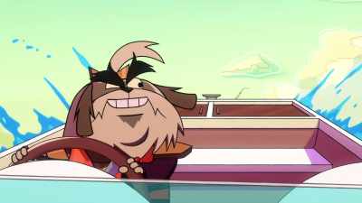 -[shark belches]
-[Sylvester groans] - King Tweety