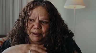 Sharon came under the bed
with me and cuddled me. - The Australian Dream