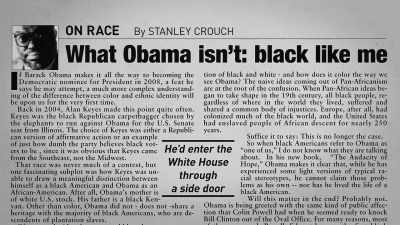 SHARPTON: He was loudly
condemned by some. - Obama: In Pursuit of a More Perfect Union