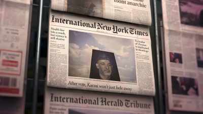 She had a front page in it
from a picture she took - Photographer