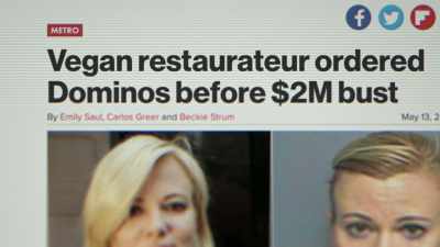 She was a vegan, but when
the media outlets started calling me, - Bad Vegan: Fame. Fraud. Fugitives.