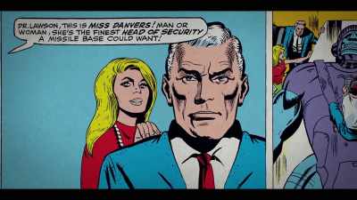 She is a woman security officer
for the air force, - Marvel's 616