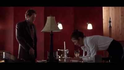 She acts as the desk, - House of Hammer