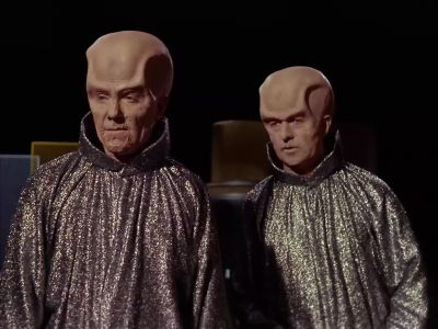 She is afraid. - Star Trek