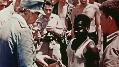 SHE ALONE DID MORE THAN ANYONE
WHO CAME THROUGH MY AREA. - The Pacific War in Color