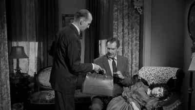 She always does this.
One drop of blood and out she goes. - The Tingler