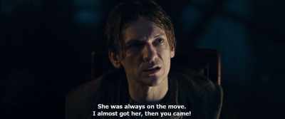 She was always on the move.
I almost got her, then you came! - Gogol. Viy