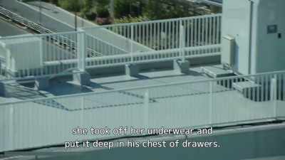 She always takes a token
from his room when she leaves. - Drive My Car