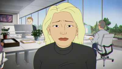 She was an
account manager - Fired on Mars
