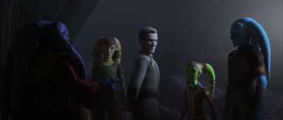 She is an insurgent.
Take them away. - Star Wars: The Bad Batch