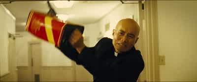 She backs away, petrified. - Seven Psychopaths