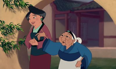 SIGHS GreatShe brings home a swordIf you ask me she should've brought home a manExcuse me Does Fa Mulan live hereThank youWhoo Sign me up for the next war - Mulan