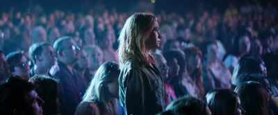 She broke through the crowd,
and with everything that she had, - I Still Believe