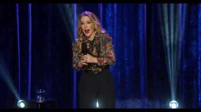 She called out, "Mummy, prepare my towel." - Katherine Ryan: Glitter Room