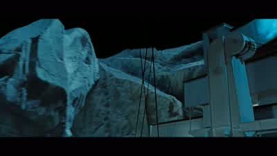 She can float with four compartments breached, but not five. - Titanic
