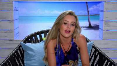 She can say
whatever bullshit, - Love Island