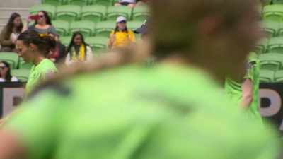 She can see a female administrator. - Matildas: The World at Our Feet