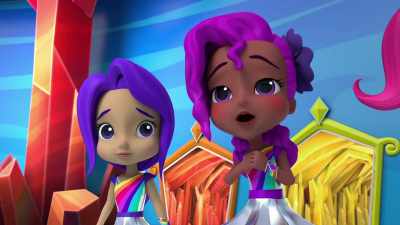 She can't.
She needs your help, Rangers, pronto. - Rainbow Rangers