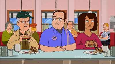 - She did what?
- Well, that's interesting, - Corner Gas Animated