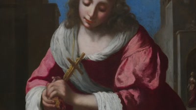 She does exist
in some Italian paintings, - Vermeer: The Greatest Exhibition