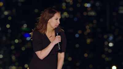 She does like a shoulder dance - Colin Quinn & Friends: A Parking Lot Comedy Show