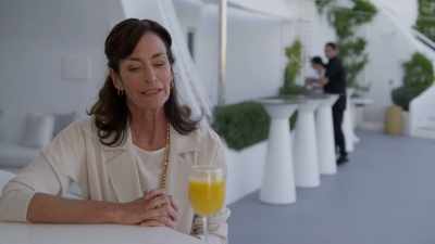 She doesn't like to let on
when she's having a tough time. - Love's Greek to Me