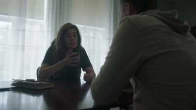 She doesn't trust journalists
cos no-one's ever believed her. - For Her Sins