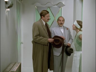 - She don't want to see nobody,
she says. - Agatha Christie's Poirot