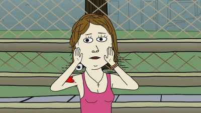 She is drunk on chardonnay, - Ten Year Old Tom