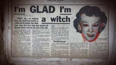 She embraced the stereotypical
image of the witch, - The Witch of Kings Cross