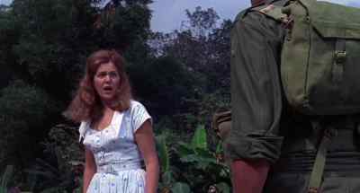 She fell off. - The Virgin Soldiers
