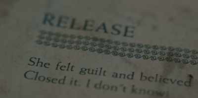 "She felt guilt and believed
that she could save him." - The Red Book Ritual