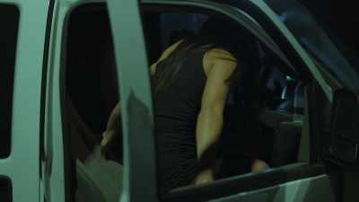  - She gets in the van
 with him, - #TextMeWhenYouGetHome