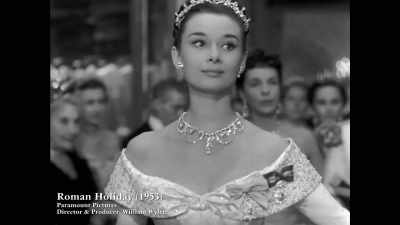 She goes back and forth
from ugly duckling - Audrey