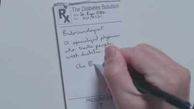 She was going over
how to count carbs - The Diabetes Solution