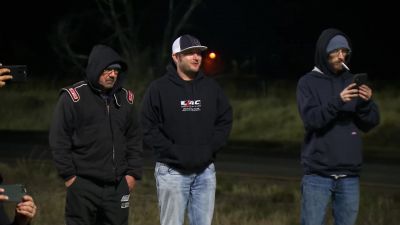 She got back in on the rumble strips. - Street Outlaws: America's List