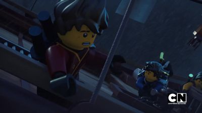 She got the last thruster. - Ninjago: Masters of Spinjitzu