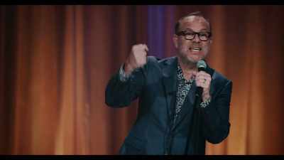 She grabs it and looks at me. "You sissy." - Tom Papa: Home Free