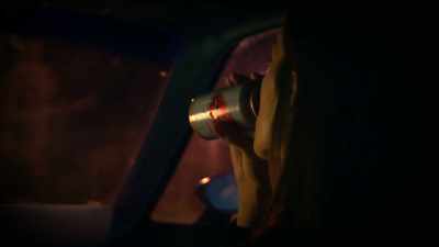 SHE HAD EVEN BROUGHT
AN EXTRA BEER WITH HER -- - Bloodlands